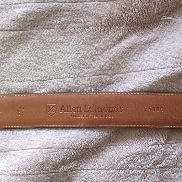 Allen Edmonds Brown Manistee Dress Belt - Picture 2 of 4